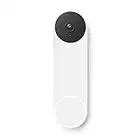 Google Nest Doorbell Sonnette vidéo sans Fil 720p Snow