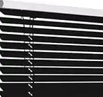 Comfy Hour 65" Aluminum Mini Blind, Day and Night Light Filtering Window Shade, Black, Home Décor Collection