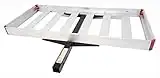 MaxxHaul 70422 48" x 21" Hitch Mount Compact Aluminum Cargo Carrier - 500-lb Load Capacity