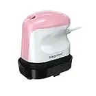 Megainvo Mini Prensa de Calor, Prensas de Impresión Mini con 3 Temperaturas 120-180°C, Máquina de Prensa Impresora para Camisetas Caliente Pequeña - Rosa