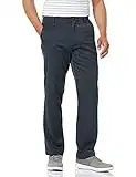 Amazon Essentials Pantalón de Golf Elástico de Ajuste Clásico (Disponible en Talla Grandes y Largos Especiales) Hombre, Azul Marino, 34W / 31L