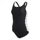 adidas Women's SH3.RO TAPER S Swimsuit, Black/White, Size 32