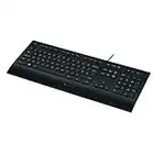 Logitech K280e Pro Tastiera, Layout Italiano QWERTY - Nero