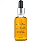 Glossiva Self Tanning Drops, Self Tanner for Face and Body, Long Lasting Glow Sunless Tanner, Natural Self Tan Drops for Perfect Gradual Glow - Knocks Out Orange Tones, Pack Of 1, 30 ml