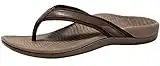 Womans Sandals Flip Flop with Orthotic For Flat Feet Plantar Fasciitis Arch Support Athletic Slide Sandals Relieve Flat Feet, High Arch,, Brown, 9