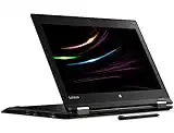 Lenovo ThinkPad Yoga 260 Mobiles Notebook Intel i5 2 x 2.3 GHz Prozessor 8 GB Arbeitsspeicher 512 GB SSD 12.5 Zoll Touch Display HD 1366x768 Cam Windows 11 Pro (Generalüberholt)