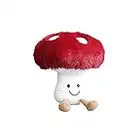 Bestsea Mushroom Plush Cute Mushroom Plushie Stuffed Animals Pillows Home Decor Kids Gift Red Mushroom Pillows Plush 10.2 Inches