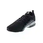 PUMA Entrenador cruzado Axelion para hombre, Negro, negro, blanco, 44.5 EU