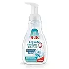 Nuk Liquide nettoyant spécial biberons, 380 ml, Produit idéal pour le nettoyage des biberons, tétines et accessoires, Sans parfum, pH neutre, Flacon 100 % recyclé 10751453