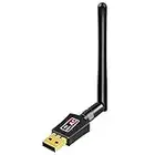 FGTH USB Wifi Adapter Antenna 600Mbps Dual Band 2.4G/5.8G Wi-fi Wireless Network Card Dongle For Desktop Laptop PC Support Windows XP Vista/7/8/8.1/10 Mac OS X 10.4-10.12