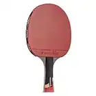 STIGA Pro Carbon Performance-Level Table Tennis Racket with Carbon Technology for Tournament Play - Red and Blue Colors