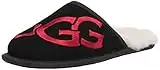 UGG Scuff Logo Slipper, Black, Size 11