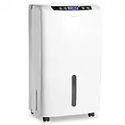 Waykar 2,000 Sq. Ft Dehumidifier for Home and Basements,with Auto or Manual Drainage,0.66 Gallon Water Tank Capacity