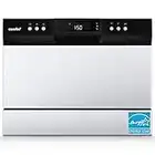 COMFEE’ Countertop Dishwasher, Energy Star Portable Dishwasher, 6 Place Settings, Mini Dishwasher with 8 Washing Programs, Speed, Baby-Care, ECO& Glass, Dish Washer for Dorm, RV& Apartment