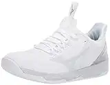 Mizuno TC-01 - Zapatillas de Entrenamiento Cruzado para Mujer, para Todo Tipo de Ejercicios, Color Blanco y Plateado, 45 B US