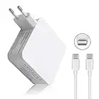 SiKER 65W USB C Chargeur Ordinateur Portable pour Apple MacBook/Pro, HP, Lenovo, ASUS, Acer, Dell, Xiaomi Air, Huawei Matebook, Chromebook, Thinkpad