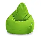 Loft 25 Fauteuil de Jeu Bean Bag | Siège Pouf pour Salon d'extérieur et d'intérieur | Résistant à l'eau | Conception Ergonomique pour Le Soutien du Corps | Grand, Durable et Confortable (Pouf, Lime)