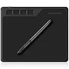 GAOMON S620 6,5 x 4 Zoll (Diagonale: 7,6 Zoll) Grafiktablett (mit 4 Express Tasten) mit batterielosem Stift