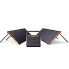 Generador Solar Jackery 2000PRO, Explorer 2000Pro de 2160Wh y 2*SolarSaga 200W con 2x230V/2200W AC Outlets, Paquete de Baterías de Litio Móviles Solares para Camping al Aire Libre en RV y Overlanding