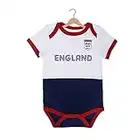 HiABsee England Football Baby Grow Baby Bodysuit Vest Cotton Short Sleeve Baby Grow Gifts Onesie for Boys Girls 12-18 Months