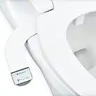 Brondell Bidet - Thinline SimpleSpa SS-150 Fresh Water Spray Non-Electric Bidet Toilet Attachment in White with Self Cleaning Nozzle