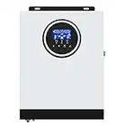 Y&H 3KW Solar Hybrid Inverter DC24V to AC230V, Off-Grid Pure Sine Wave Inverter with 80A MPPT Solar Charger + AC Charger,Max PV 3000W DC130-430V Input,fit for 24V Lead-Acid/Lithium Battery