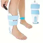 Air and Foam Ankle Stirrup Brace, Air Pump Foot Drop, Torn ligaments, Post-Op Cast Support Splint Reduce Swelling and Inflammation for Strain Sprain Arthritis