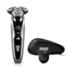 Philips Norelco Shaver Series 9000 Electric Shaver Wet & Dry with SmartClick Beard Styler, V-Track Blade System & Multiple Indicators