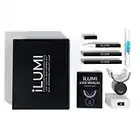 iLUMI at Home Teeth Whitening Kit - Harvard Doctor Approved - 10 Min Non-Sensitive Fast Results, (3) Carbamide Peroxide Gel, (1) Desensitizing Gel (Black)