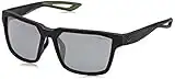 Nike Golf Mavrk Sunglasses, Matte Squadron Blue/Black Frame, Grey with Silver Flash Lens