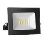 Royana 20W LED Foco Exterior, IP66 Impermeable Proyector Foco LED, 6000K Blanco frío Floodlight Led Foco Proyector,100% Iluminación de Seguridad, para Jardín, Patio Pared,Patio, Camino