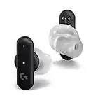 Logitech G FITS True Wireless Gaming Earbuds, Custom Moulded Fit, LIGHTSPEED + Bluetooth, Four Beamforming Microphones, PC, Mac, PS5, PS4, Mobile, Nintendo Switch - Black