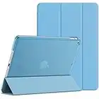 JETech Coque pour iPad 10,2 Pouces (Modèle 2021/2020/2019, 9ème/8ème/7ème Génération), Housse Étui avec Veille/Réveil Automatique (Bleu)