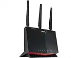 ASUS RT-AX86S (AX5700) Dual Band WiFi 6 Extendable Gaming Router, Gaming Port, Mobile Game Mode, Port Forwarding, Subscription-Free Network Security, Instant Guard, VPN, AiMesh Compatible, Smart Home