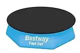 Bestway 58032 Flowclear Cover for Fast Set Pools, Black, 244 cm