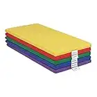 ECR4Kids Rainbow Rest Mats, 48 x 22 x 2-Inch, Assorted, 5-Pack