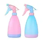 2 Pz 500 ML Spruzzino Nebulizzatore, Nebulizzatori Spray per Piante, Plastica Vuoto Acqua Bottiglie, Flacone Spray per Vuoto, per Giardino, Fiori Casa, Pulizia Della Cucina, Parrucchiere - Blu/Rosa