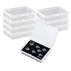 DARENYI 8PCS Playing Card Box Small Plastic Storage Box Empty Plastic Storage Box UNO Playing Cards Container Storage Case Poker Game Card Box for Poker Small Items and Other Craft Projects