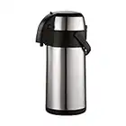 Axentia 116710 - Dispenser Termico con rubinetto, Acciaio Inox, 3 litri, Argento/Nero, 35 x 15 x 15 cm