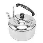 Naroote Bouilloire INOX, INOX Théières pour Cuisinière, 5.5L Bouilloire à Thé à ébullition Rapide avec Poignée Confortable pour Cuisinière à Induction pour Cuisinière à Gaz