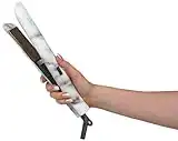 1" Infrared Marble Digital Straightener, Flat Iron with Ionic Technology, Negative Ions Reduce Frizz, 3 Year Warranty