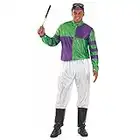 Fun Shack Horse Jockey Fancy Dress Men, Jockey Costume Adult Men, Jockey Outfits Fancy Dress Costume Men, Jockey Outfit Men, Medium