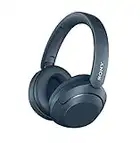 Sony WH-XB910N Extra BASS Noise Cancelling Headphones, Wireless Bluetooth Over The Ear Headset with Microphone and Alexa Voice Control, Blue (Amazon Exclusive)