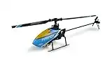 Amewi 25313 AFX4 XP Single-Rotor RC Helicóptero de 4 Canales 6G RTF 2,4 GHz, Incluye autoarranque automático, Color Azul