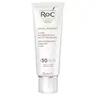 RoC - Soleil-Protect High Tolerance Comfort Fluid SPF 50 - Hydratant pour le Visage - Crème Solaire Hypoallergéniques - Peau Sensible - 50 ml