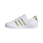 Adidas Superstar W, Scarpe da Ginnastica Donna, Bianco/Oro Met./Bianco, 40 2/3 EU