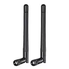 Bingfu Dual Band WiFi 2.4GHz 5GHz 5.8GHz 3dBi MIMO RP-SMA Male Antenna (2-Pack) for WiFi Router Signal Booster Repeater Wireless Network Card USB Adapter Security IP Camera Video Surveillance Monitor