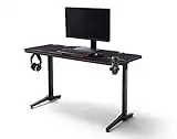 Robas Lund Bureau Gamer DX Racer 2 l'original, Bureau Gamer Noir Carbone optique, LxHxP 140x75x65 cm