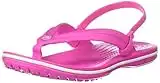 Crocs Unisex Kinder Crocband Strap Flip K Zehentrenner, Rosa Electric Pink, 29/30 EU