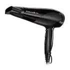 Remington D3198 Ionic Conditioning Hair Dryer for Frizz Free Styling with Diffuser and Concentrator Attachments, 2200 W - Black